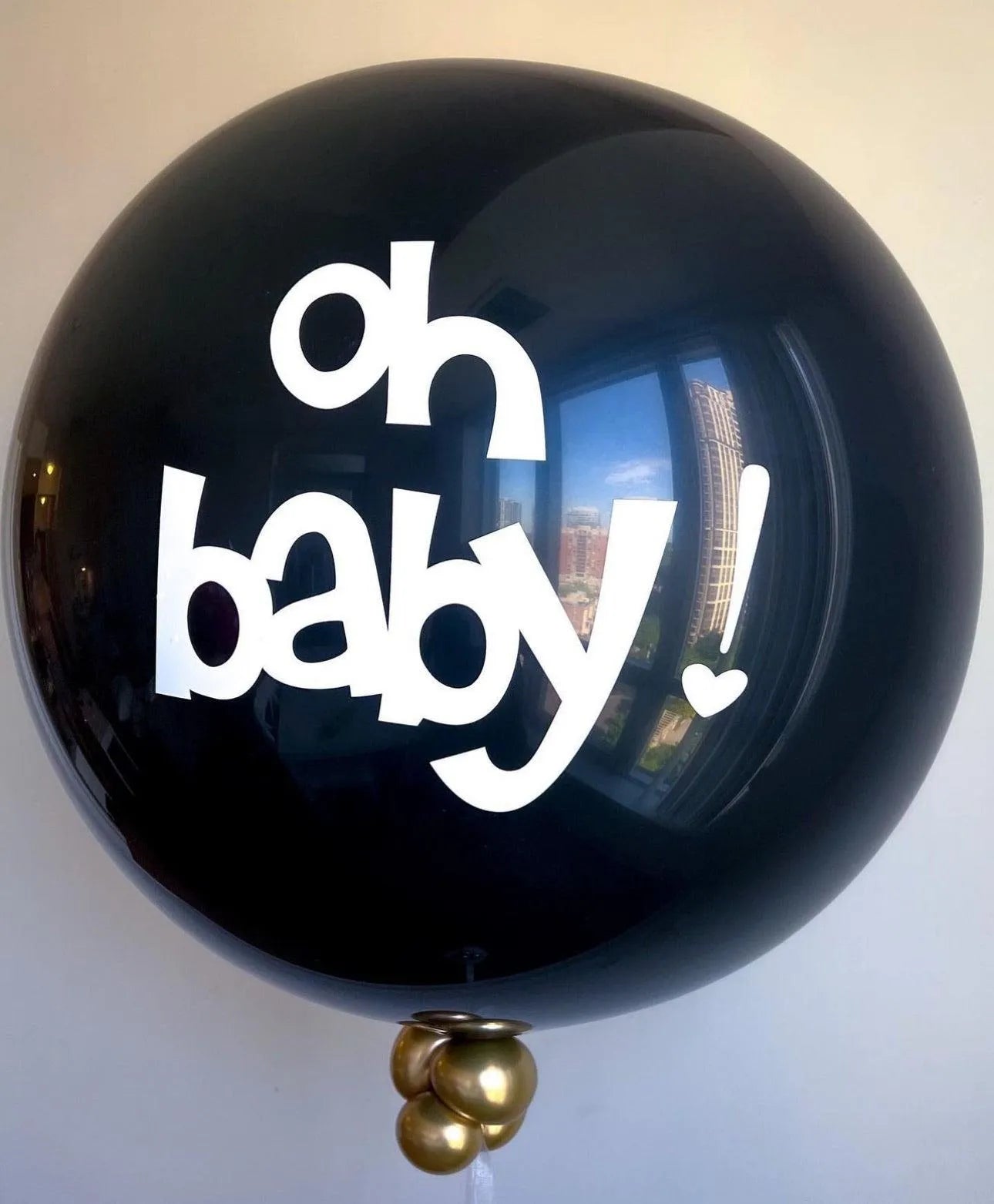 Gender Reveal Balloon with Personalized Message & Confetti - My Blush Peony