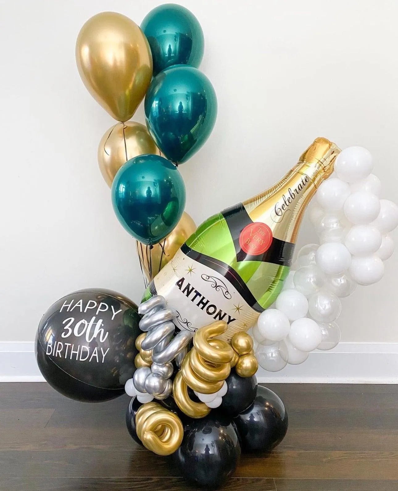 Customizable Champagne Bouquet - Personalize Any Age & Color - My Blush Peony
