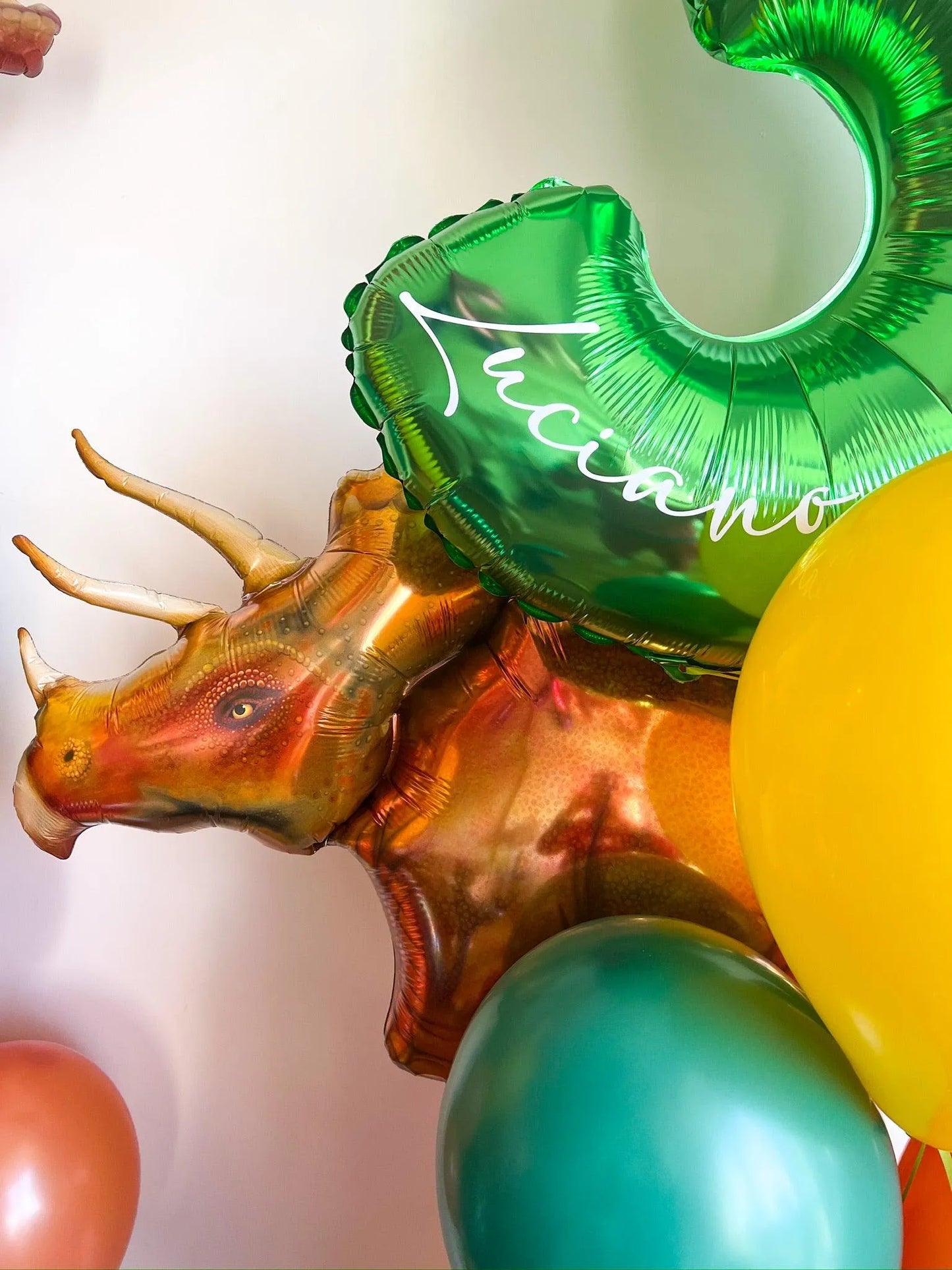 Deluxe Dinosaurs Balloon Set - Customizable Dinosaur Party Decor - My Blush Peony
