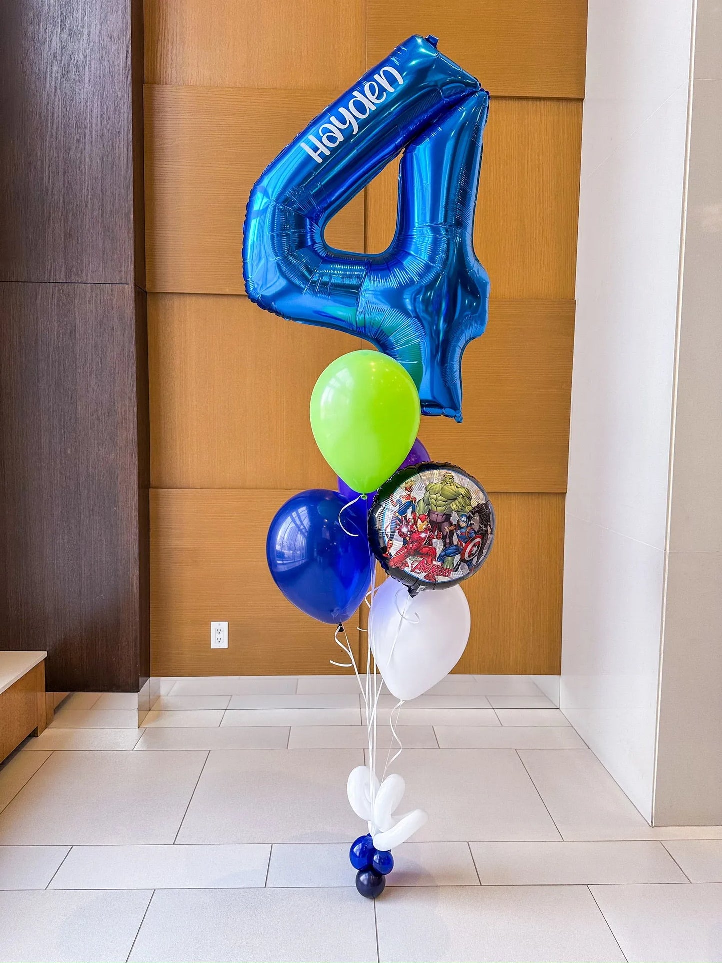 Petite Superhero Bunch with Number - Customizable for Toronto Events - My Blush Peony