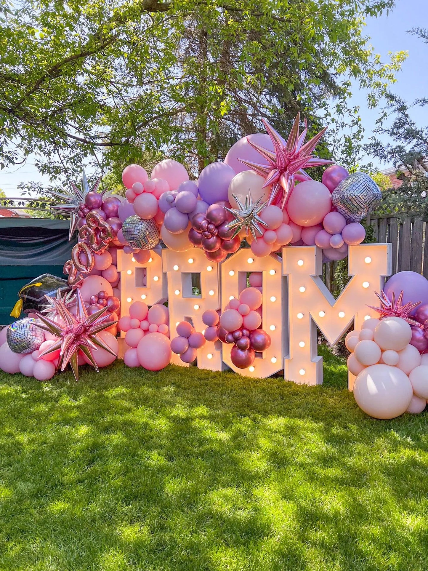 Graduation Party Balloon Garland - Stunning Prom Decorations - My Blush Peony