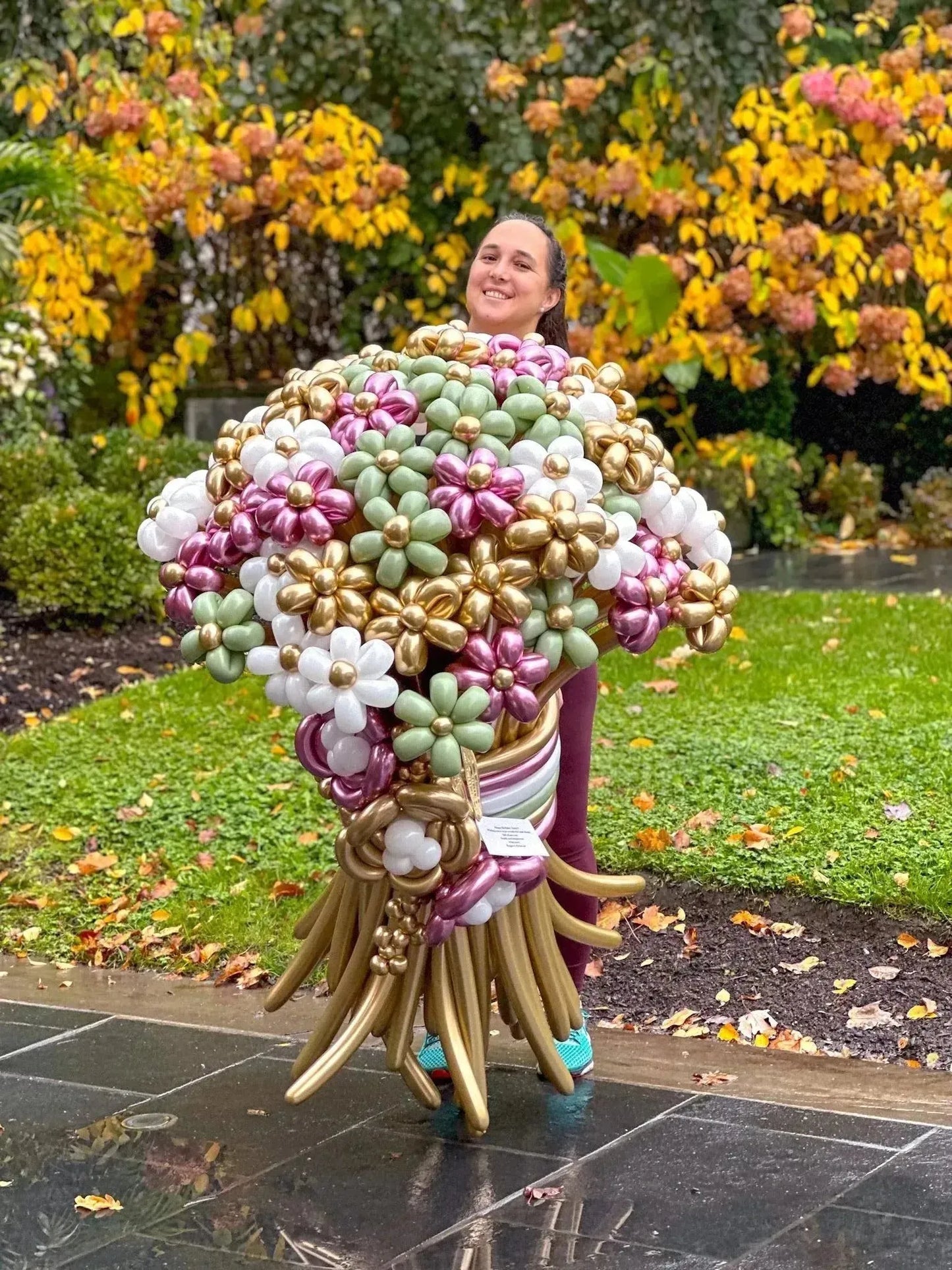 Custom Large Flower Balloon Bouquet - Perfect for Any Occasion - My Blush Peony