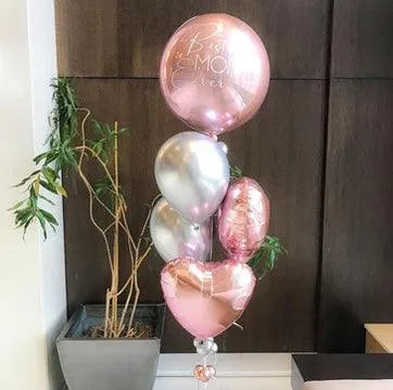 Personalized Shiny Surprise Balloon Arrangements for Toronto Events - My Blush Peony