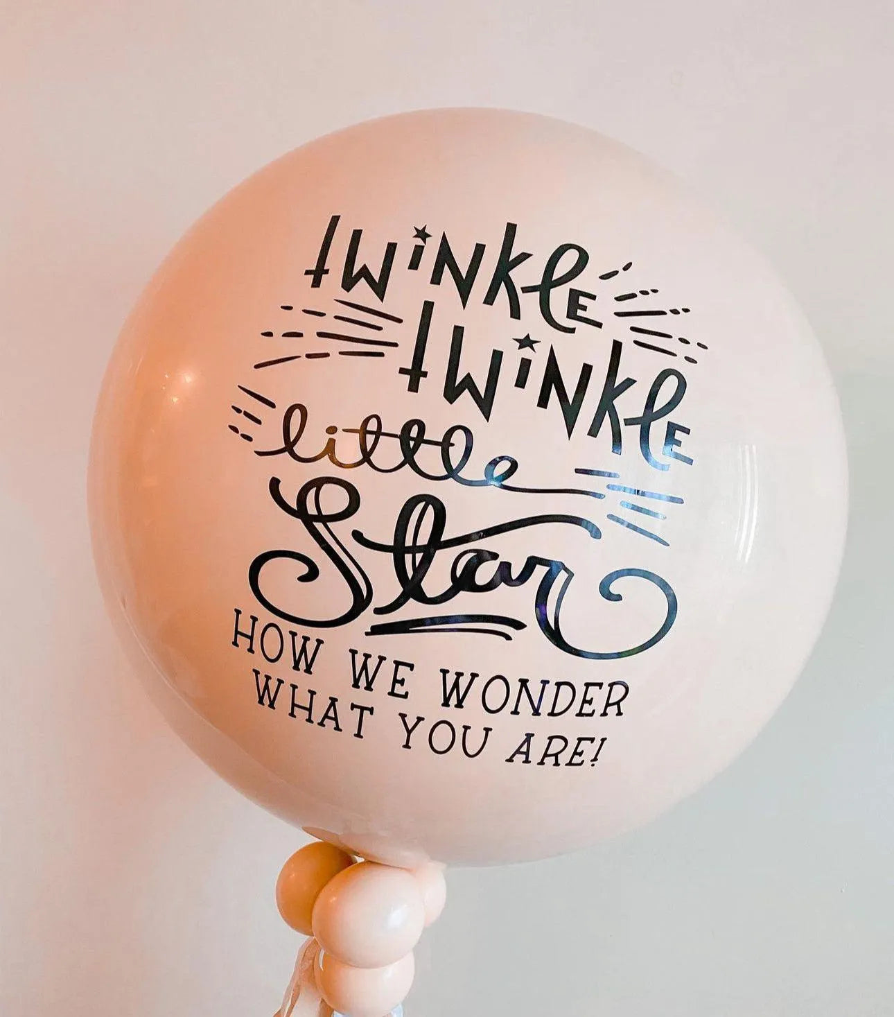 Gender Reveal Balloon with Personalized Message & Confetti - My Blush Peony