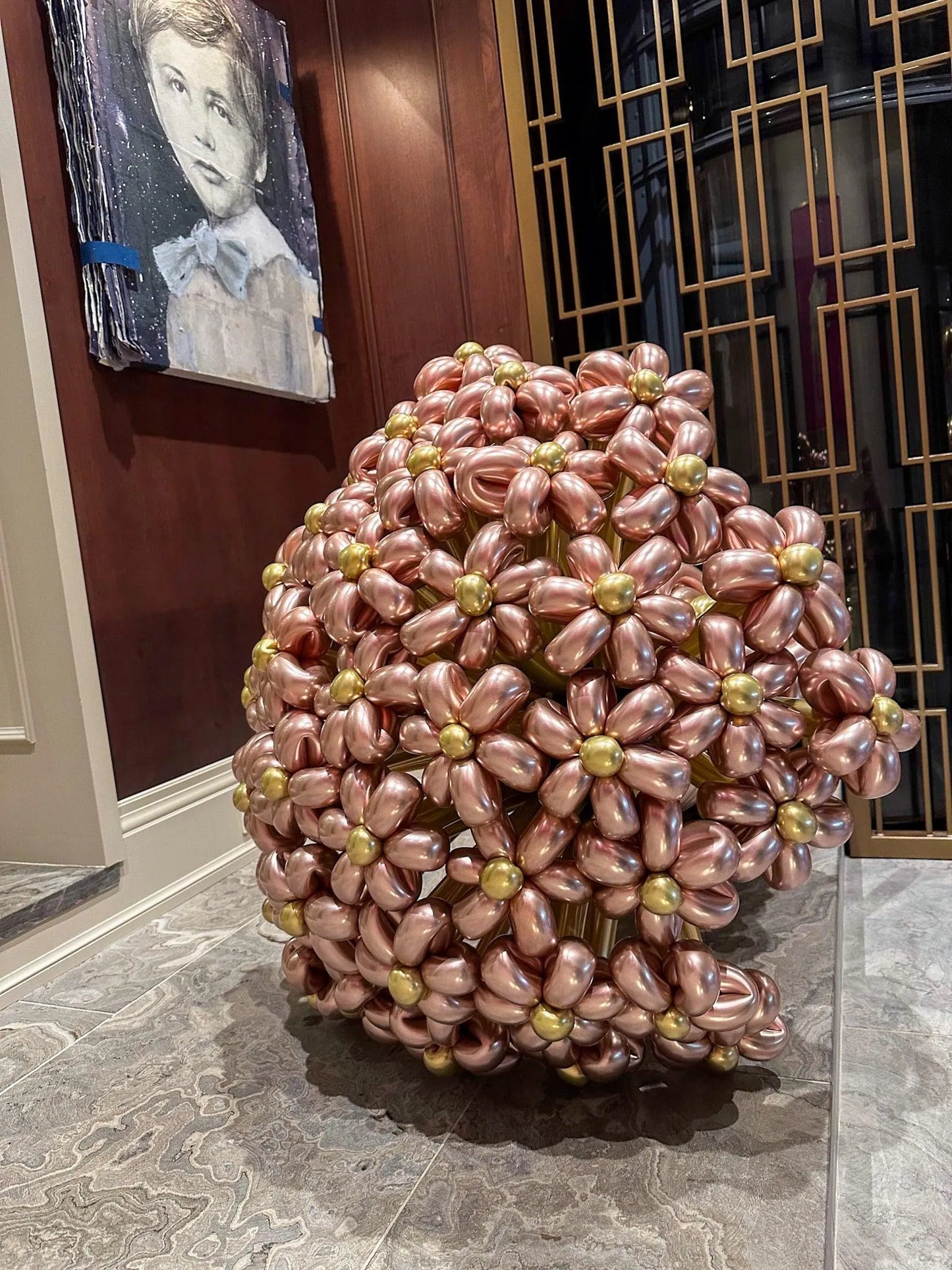 Customizable Balloon Flower Bouquet - Perfect for Any Occasion - My Blush Peony