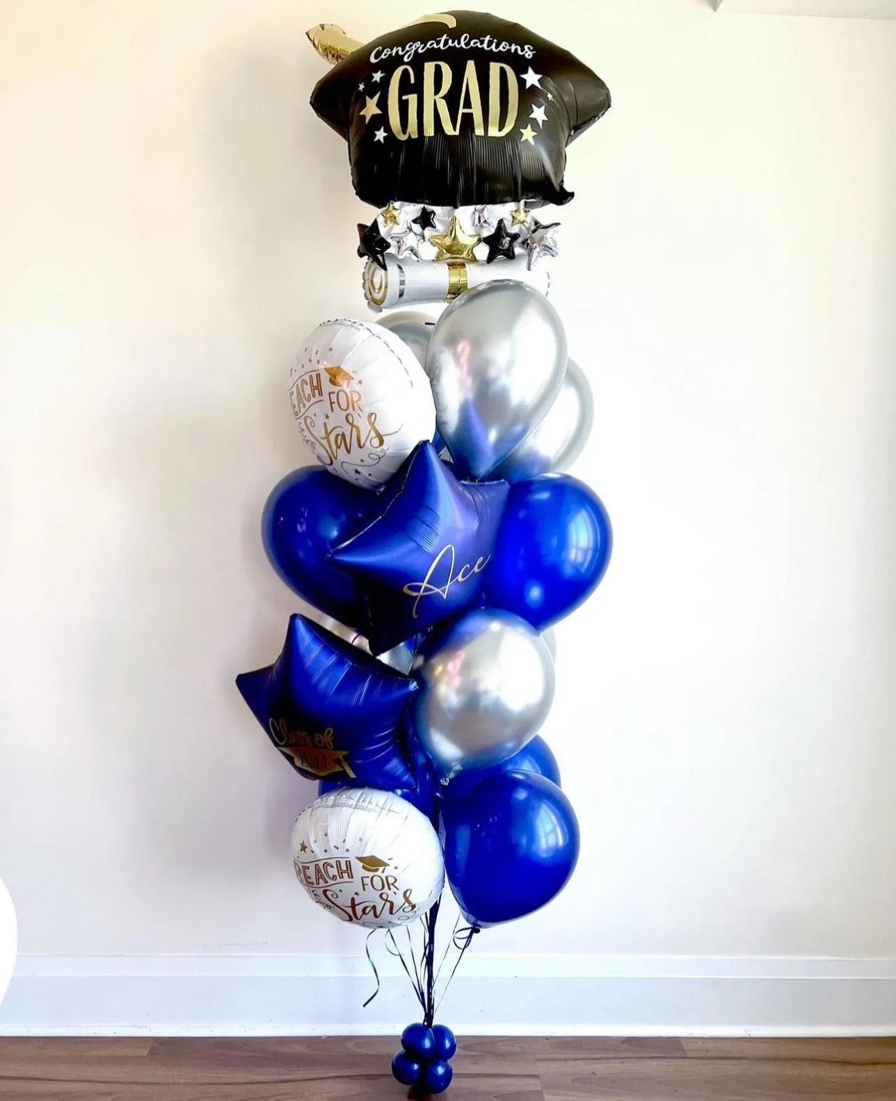 Graduation Celebration Bunch - Any Color Balloons - My Blush Peony