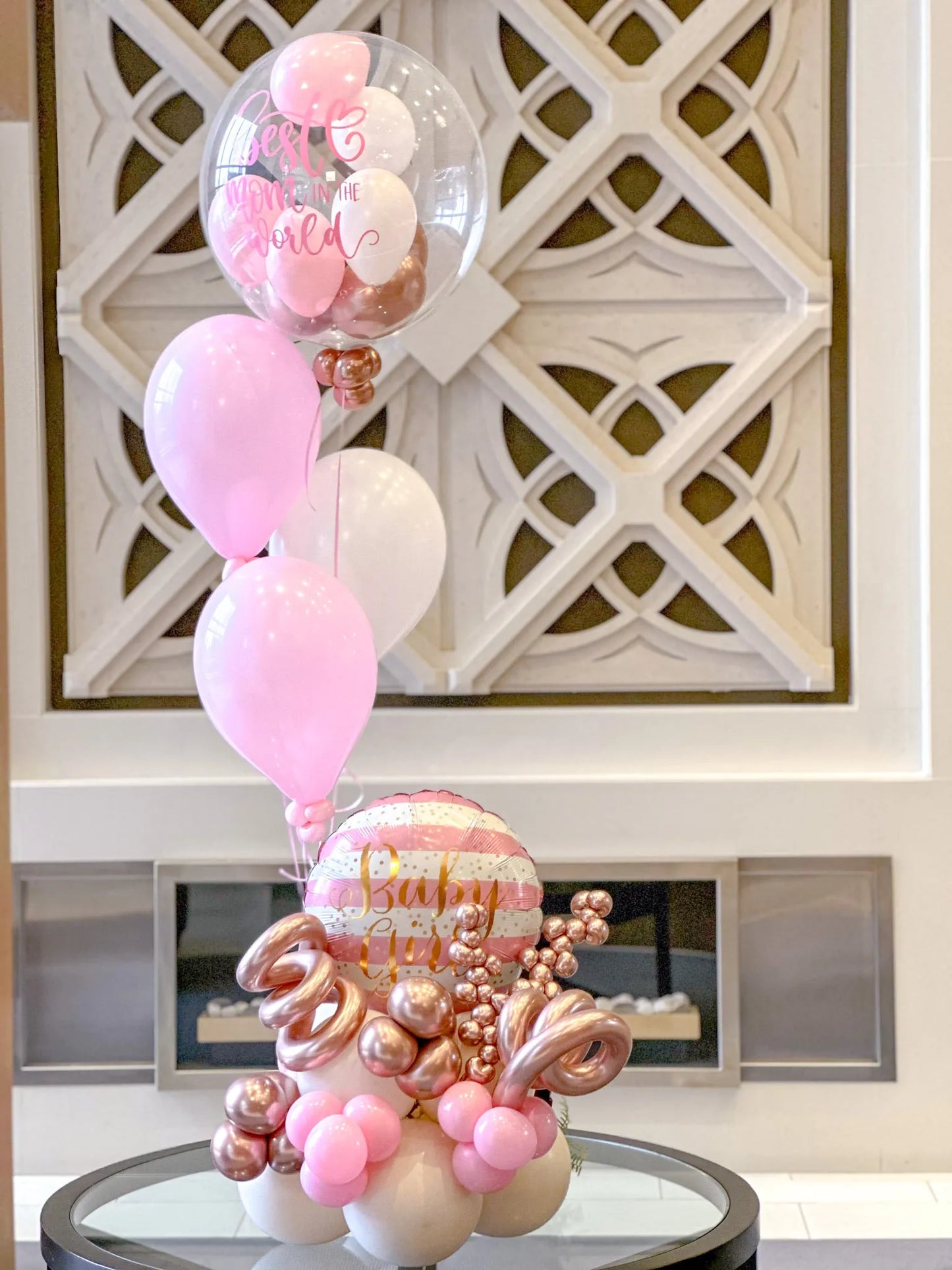 Petite Bubble Baby - Customizable Bubble Arrangement - My Blush Peony
