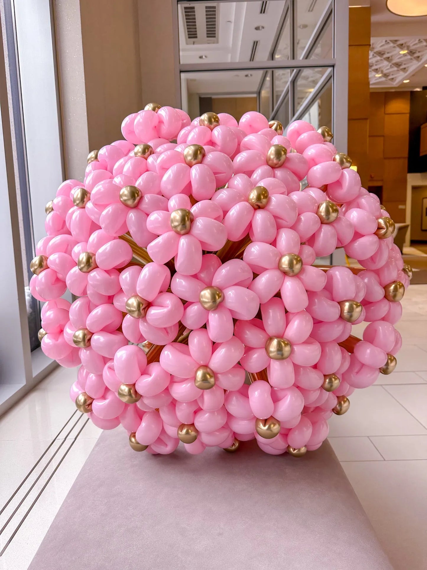 Customizable Balloon Flower Bouquet - Perfect for Any Occasion - My Blush Peony