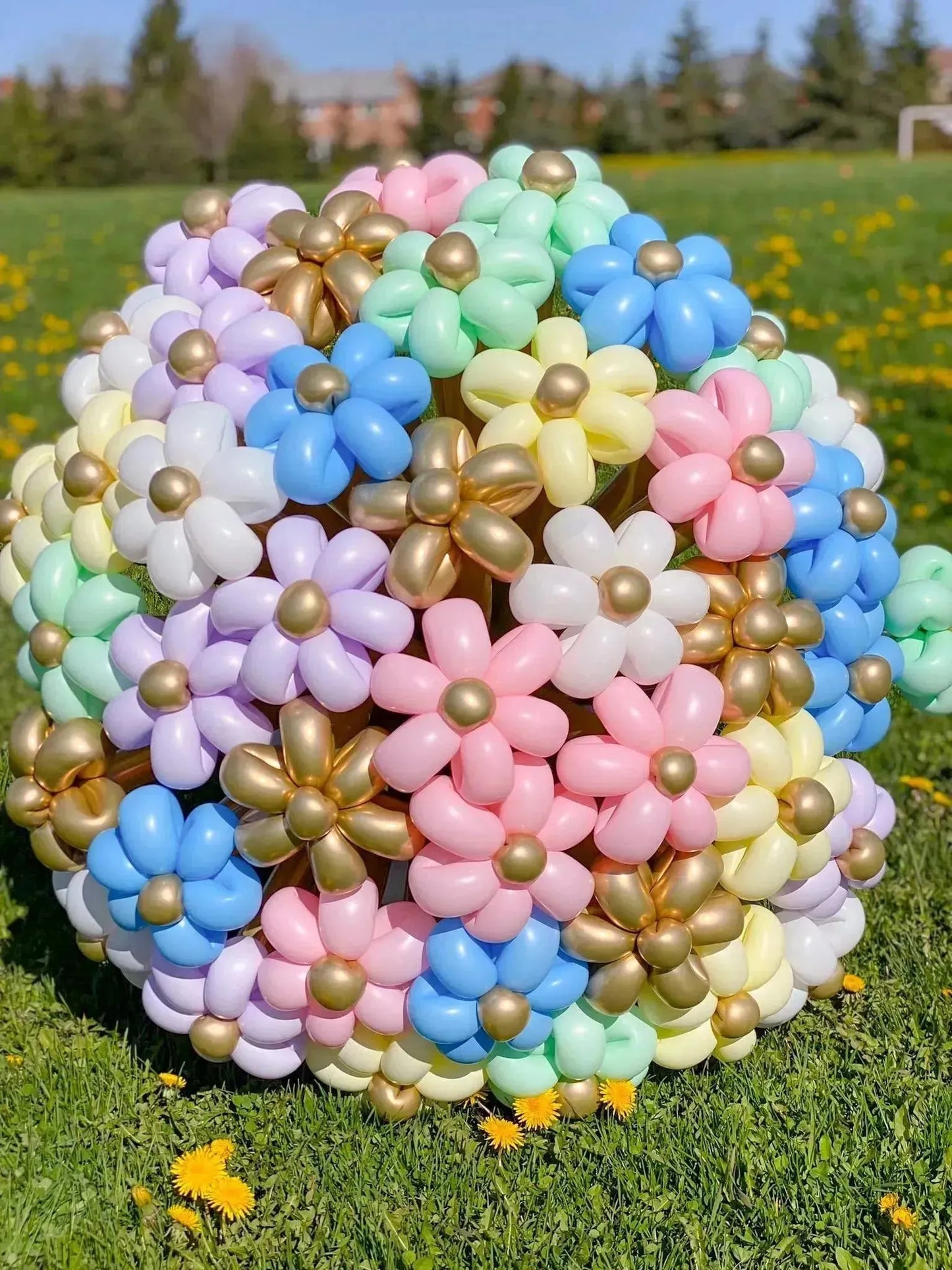 Custom Large Flower Balloon Bouquet - Perfect for Any Occasion - My Blush Peony