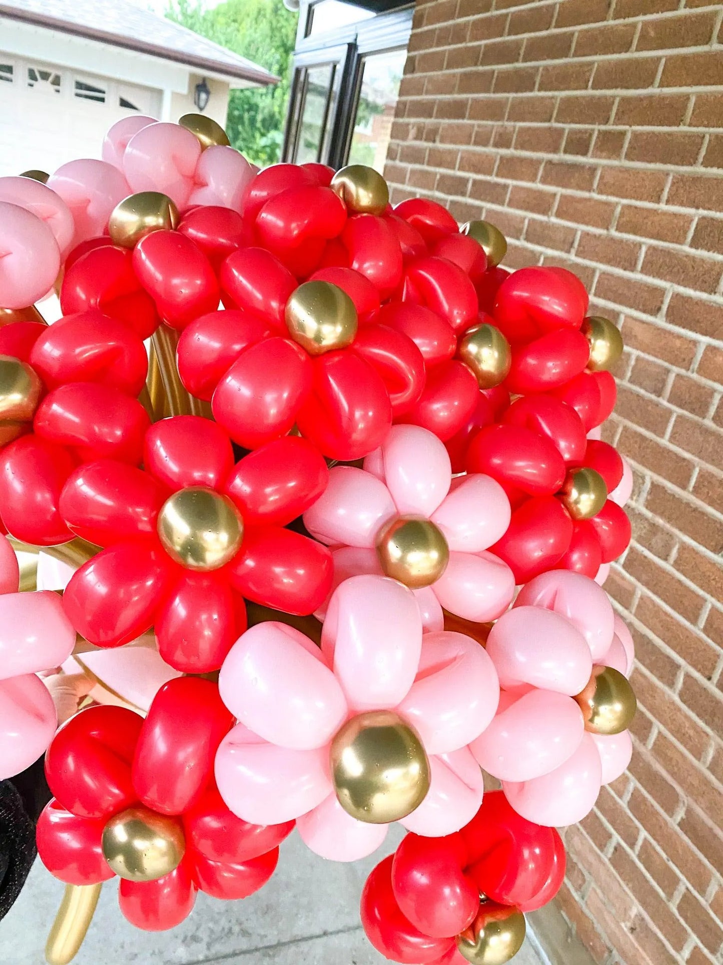 Flowers Balloon Bouquet - Colourful and Unique Surprise - My Blush Peony