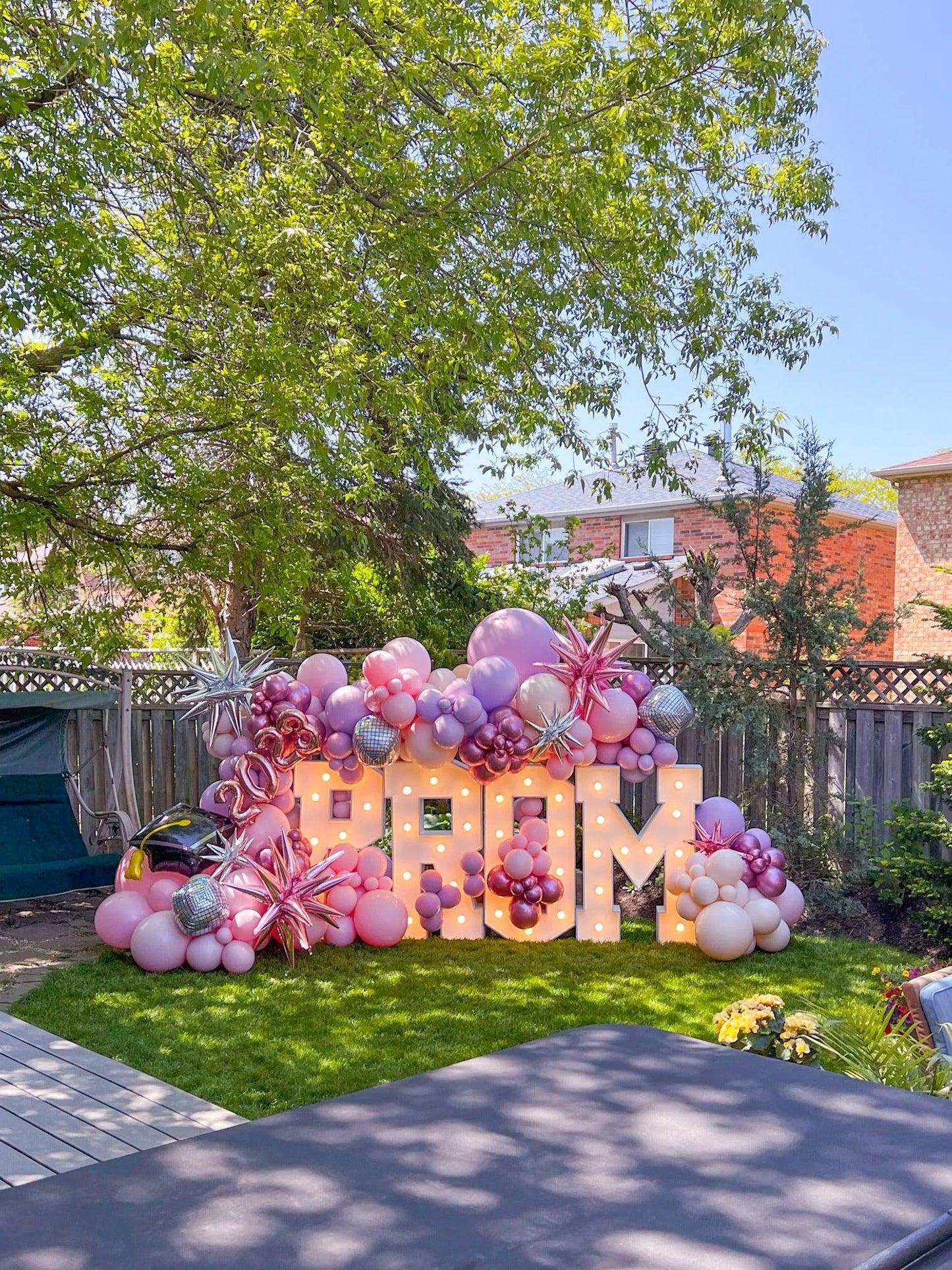 Graduation Party Balloon Garland - Stunning Prom Decorations - My Blush Peony