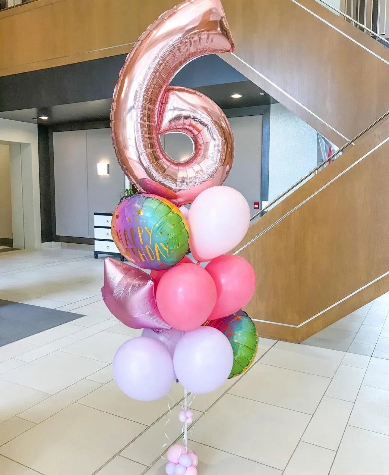 Classic Balloon Bunch - Customizable Birthday Decoration - My Blush Peony