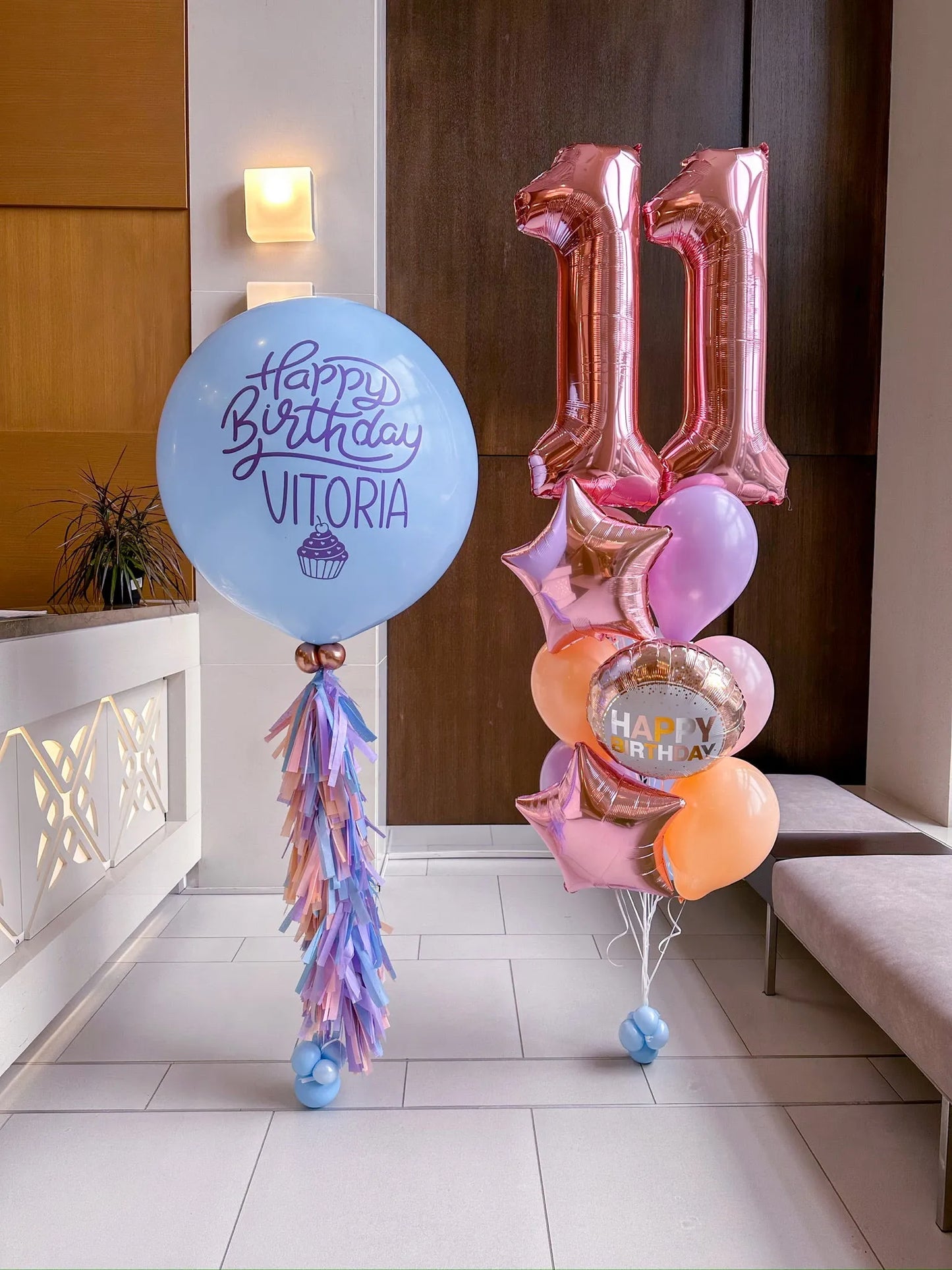 Jumbo Balloon Set with Customization - Perfect for Any Occasion - My Blush Peony