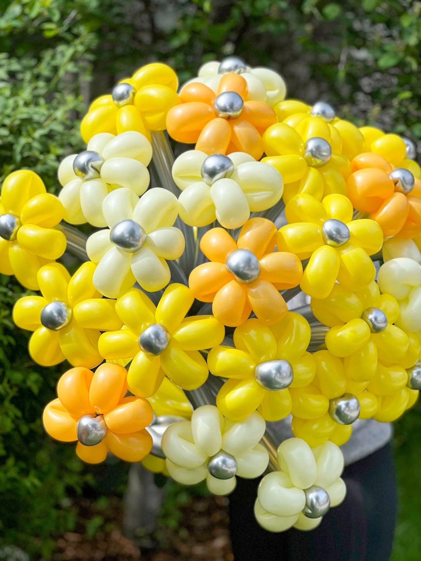 Flowers Balloon Bouquet - Colourful and Unique Surprise - My Blush Peony
