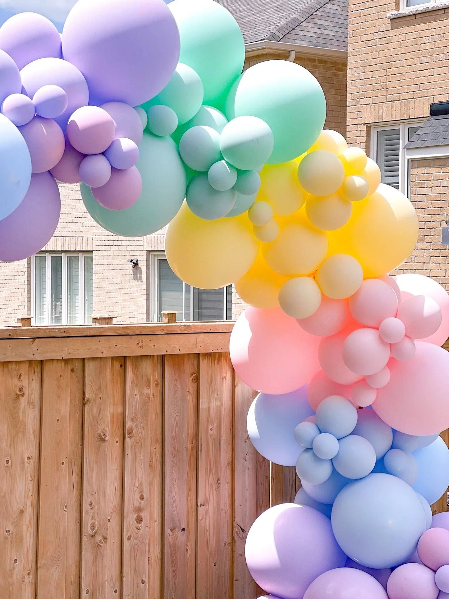Rainbow Balloon Arch | Vibrant Decor for Colorful Celebrations - My Blush Peony