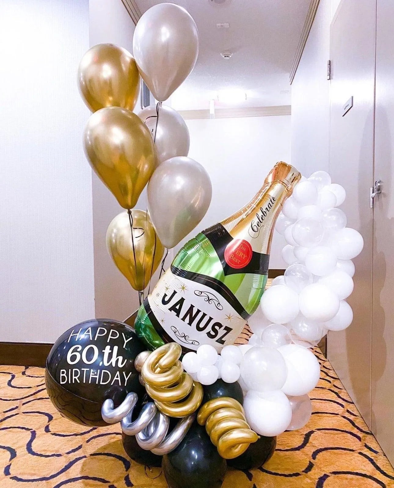 Customizable Champagne Bouquet - Personalize Any Age & Color - My Blush Peony