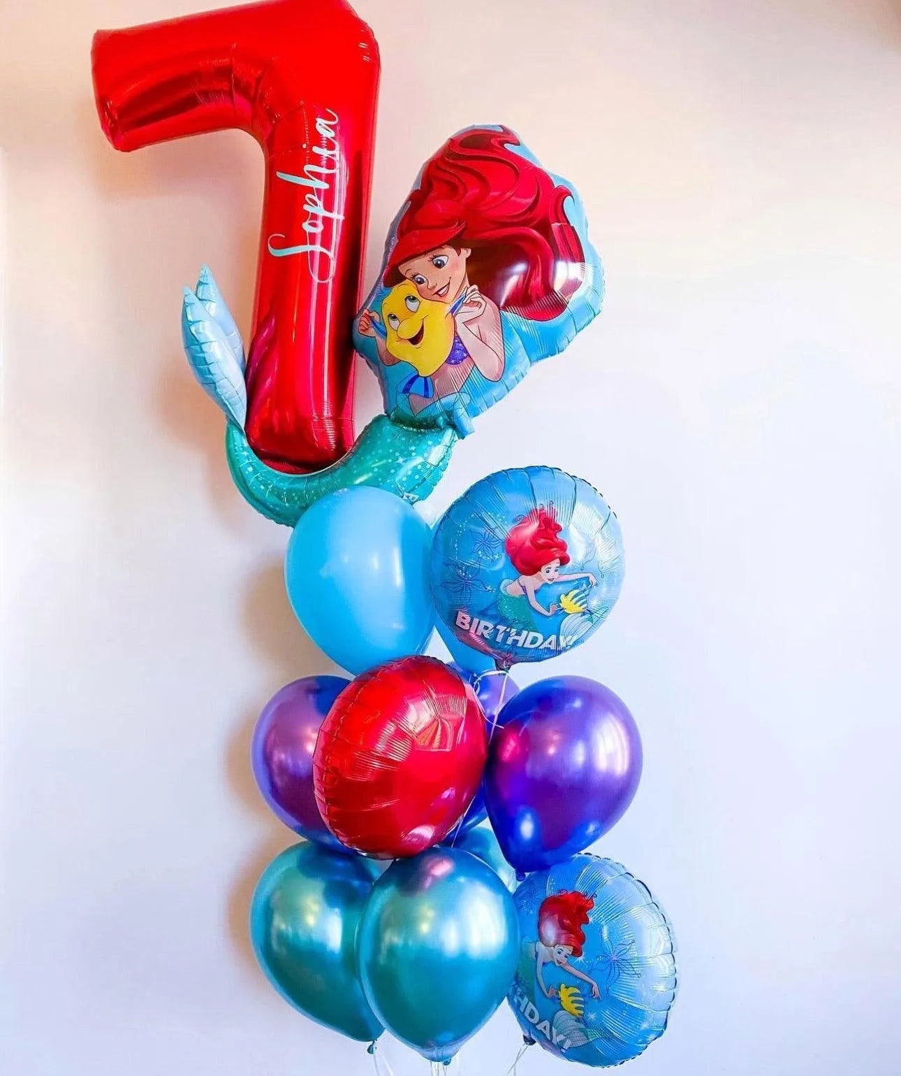 Disney Little Mermaid Ariel - Customizable Balloons for Any Princess - My Blush Peony