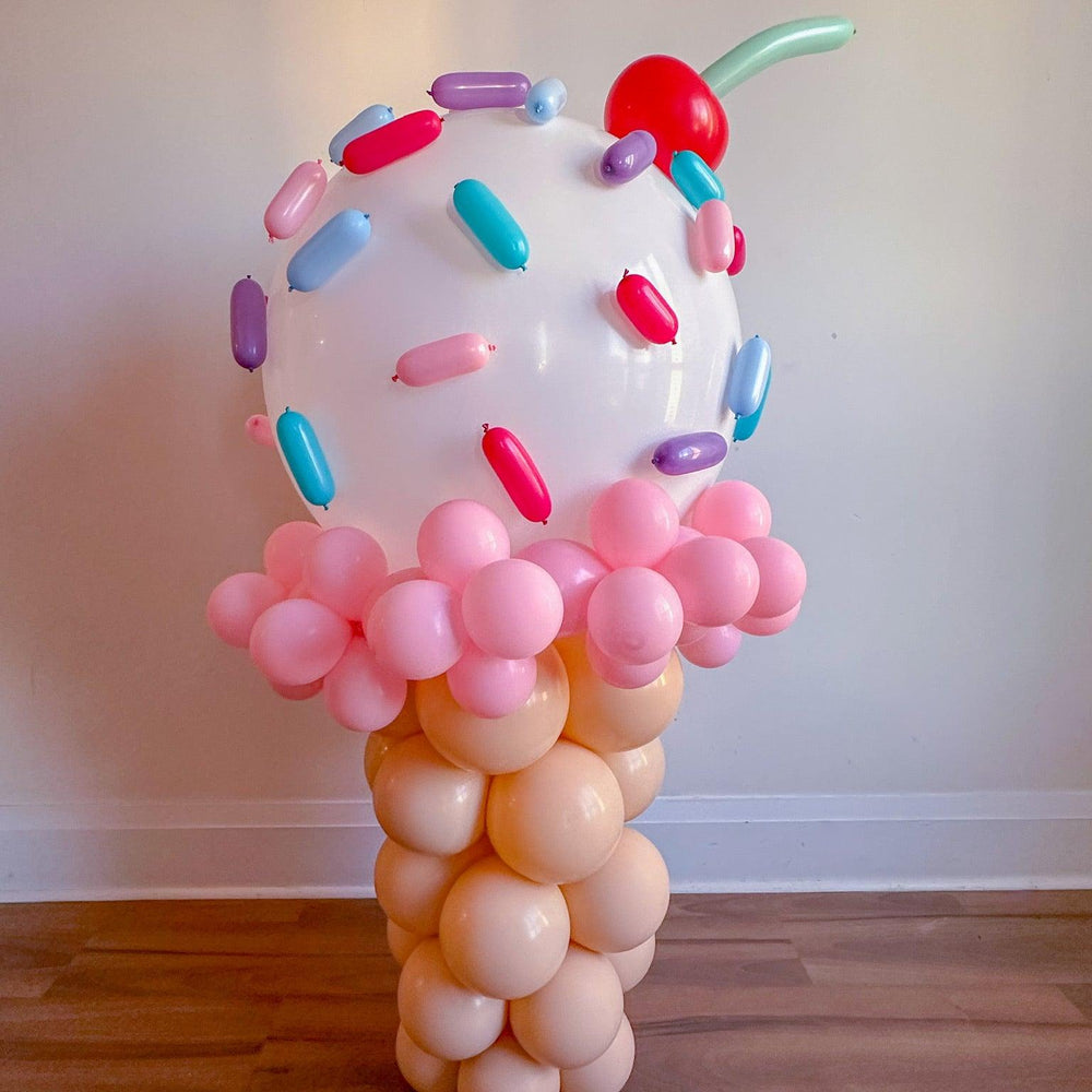 Ice Cream Shape Balloon Bundle - Fun and Festive Party Decoration - My Blush Peony