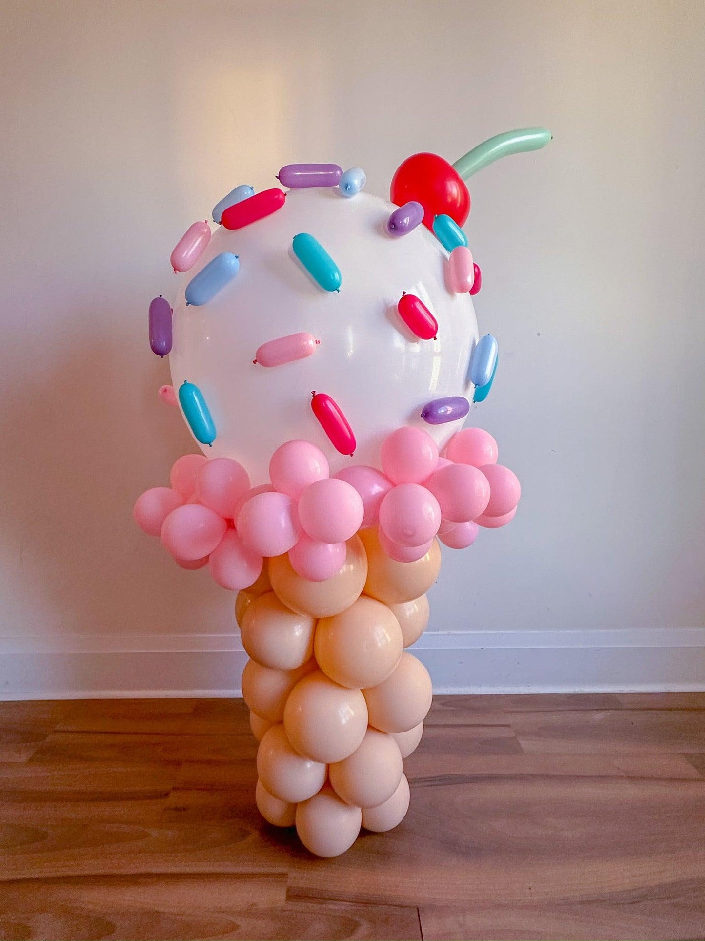 Ice Cream Shape Balloon Bundle - Fun and Festive Party Decoration - My Blush Peony