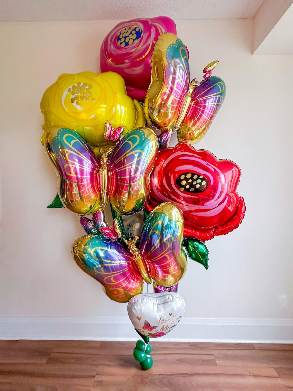 Butterfly & Flower Mega Bouquet - Custom Floral Arrangement - My Blush Peony