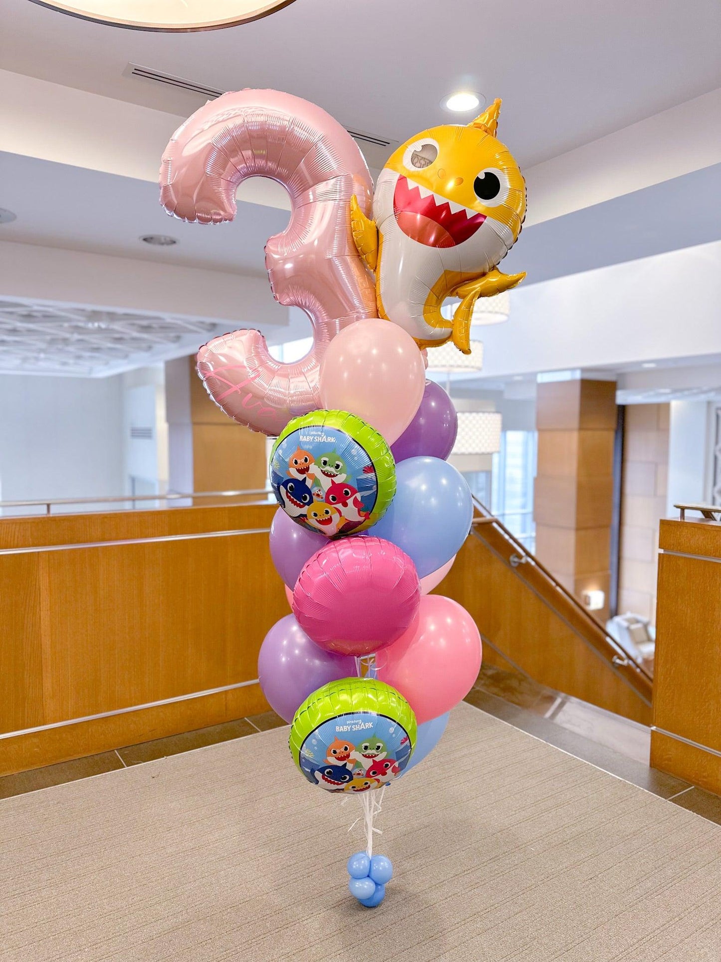 LOL Surprise Balloon Bunch - Small Number Included for Festive Events - My Blush Peony