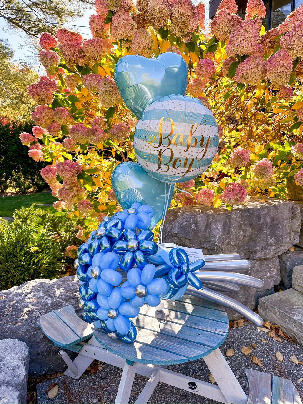 Welcome Baby Balloons - Mom and Baby Set | Balloon Arrangement - My Blush Peony