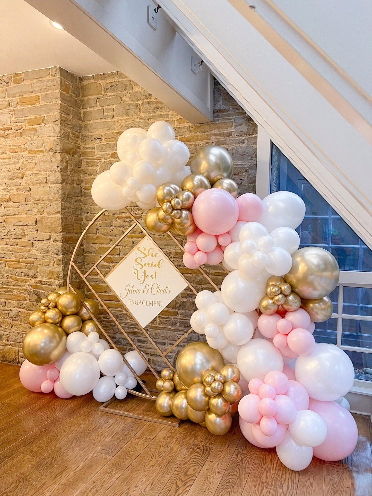 Customizable Balloon Arch Decoration - My Blush Peony