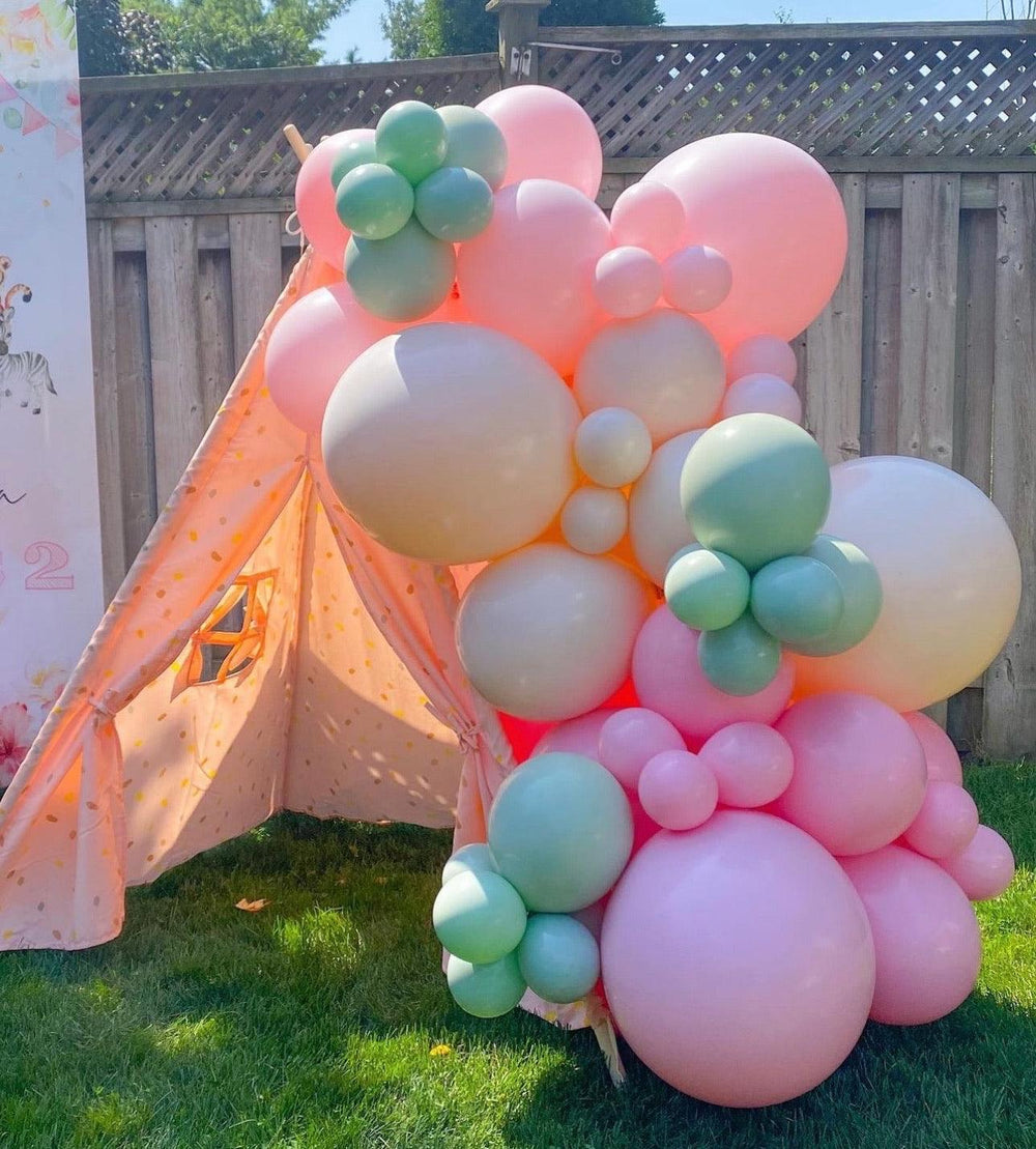 Party Decoration Teepee Balloon Garland - Colourful - My Blush Peony