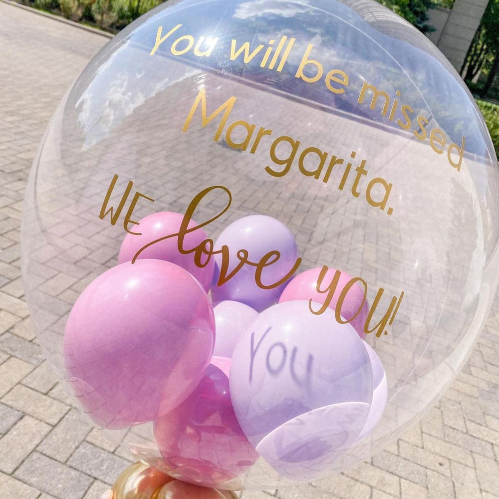 
                      
                        Bubble Balloons with Colorful Mini Balloons - Customizable Messages for Toronto - My Blush Peony
                      
                    