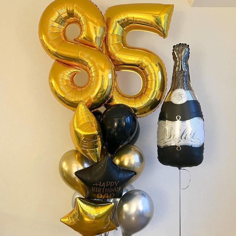 
                      
                        Classic Birthday Balloon Bunch - Celebration Bottle for Parties - My Blush Peony
                      
                    