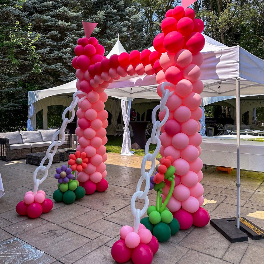 Balloon Princess Castle - Personalized Structure for Fairytale Events - My Blush Peony