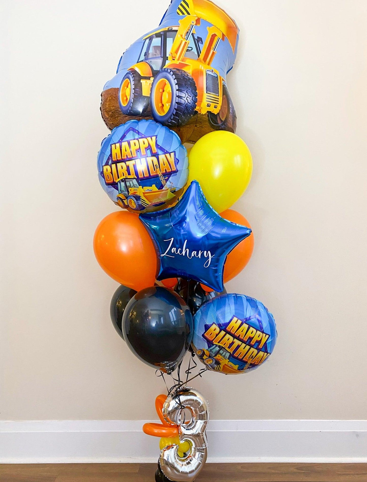 Truck Balloon Bunch - Personalized Decor for Toronto - My Blush Peony