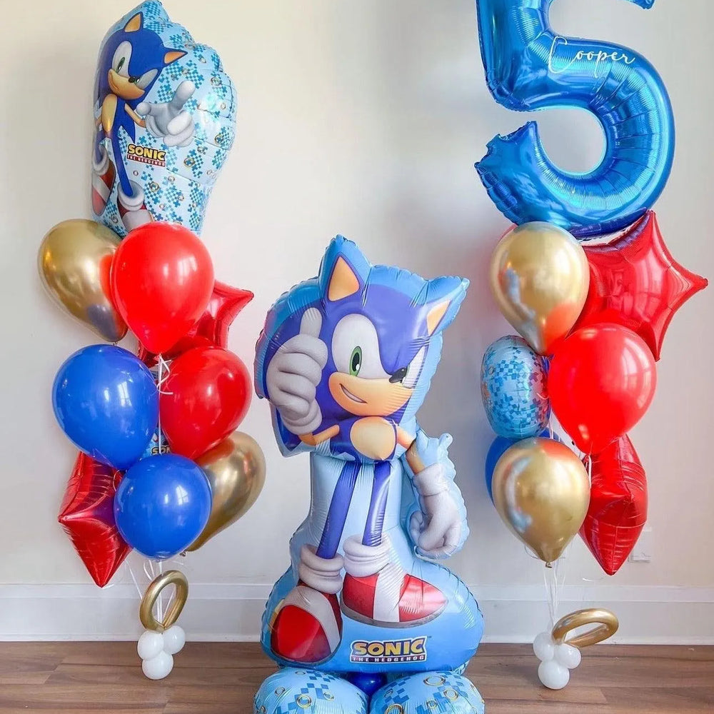 Sonic Balloon Bunches Set - Lifesize - My Blush Peony