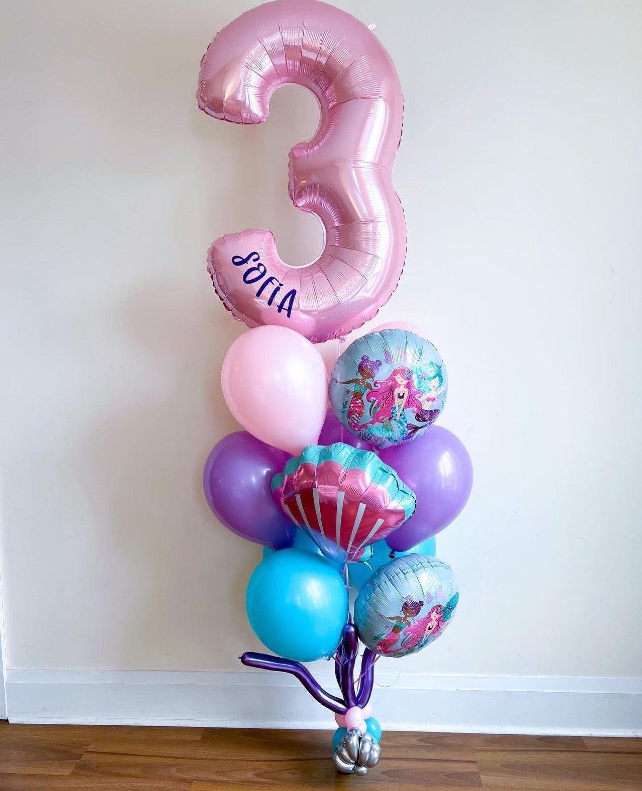 Mermaid Bunch Set - Vibrant and Versatile Balloon for All Ages - My Blush Peony