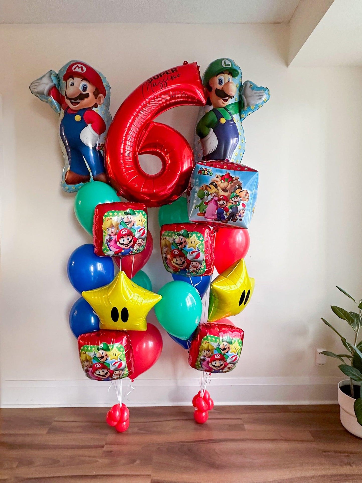 Mario and Luigi Bouquet Set - Fun & Customizable Decor for Events - My Blush Peony