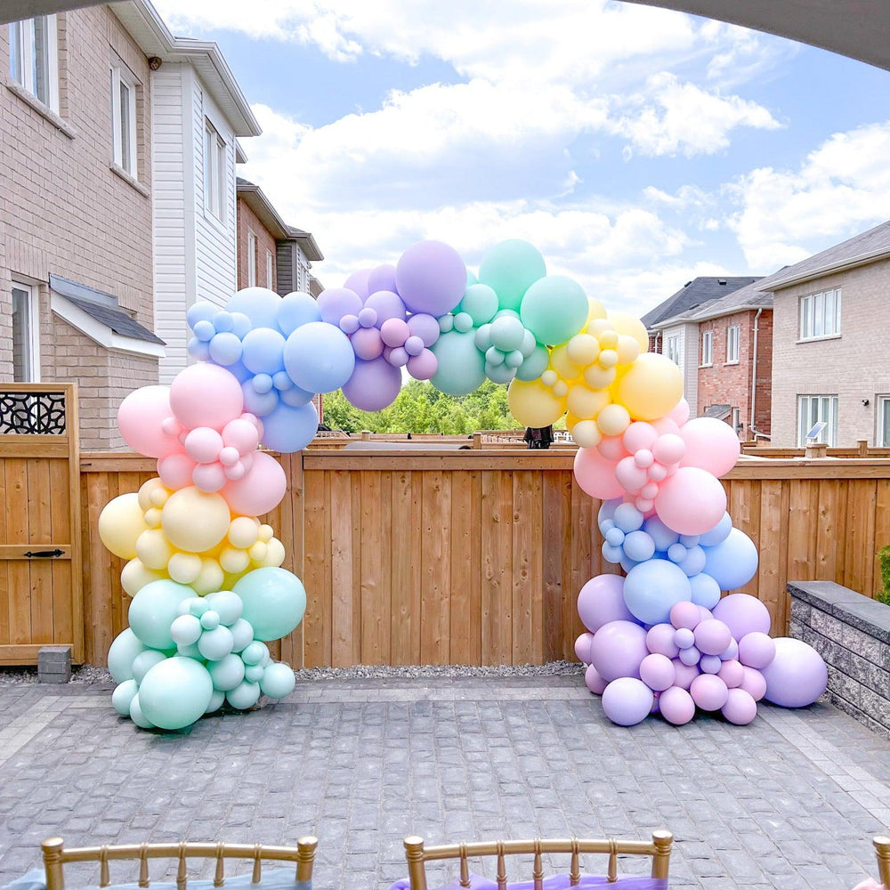 
                      
                        Rainbow Balloon Arch | Vibrant Decor for Colorful Celebrations - My Blush Peony
                      
                    