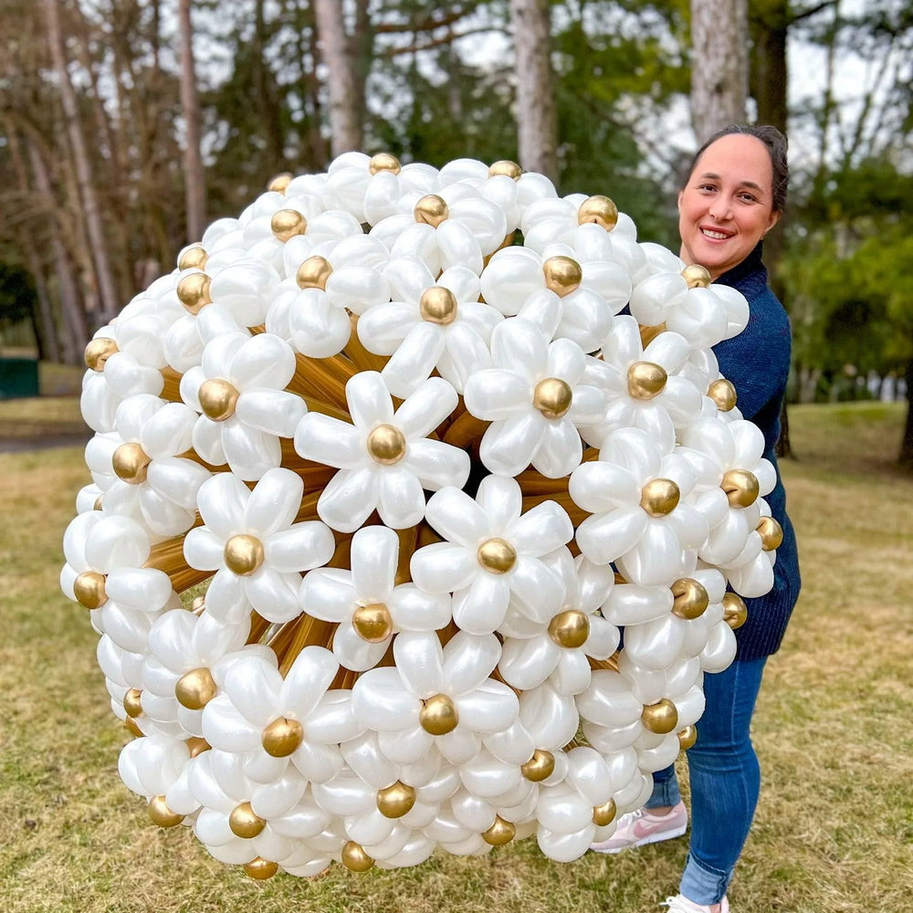 Custom Large Flower Balloon Bouquet - Perfect for Any Occasion - My Blush Peony