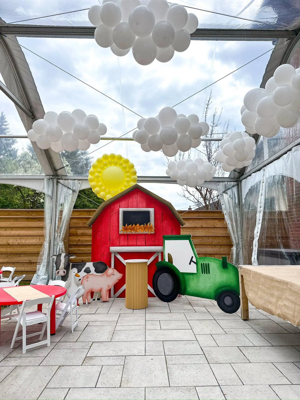 3ft Cloud Balloon Decor - Toronto Event Customization - My Blush Peony