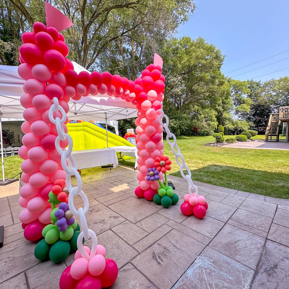 Balloon Princess Castle - Personalized Structure for Fairytale Events - My Blush Peony