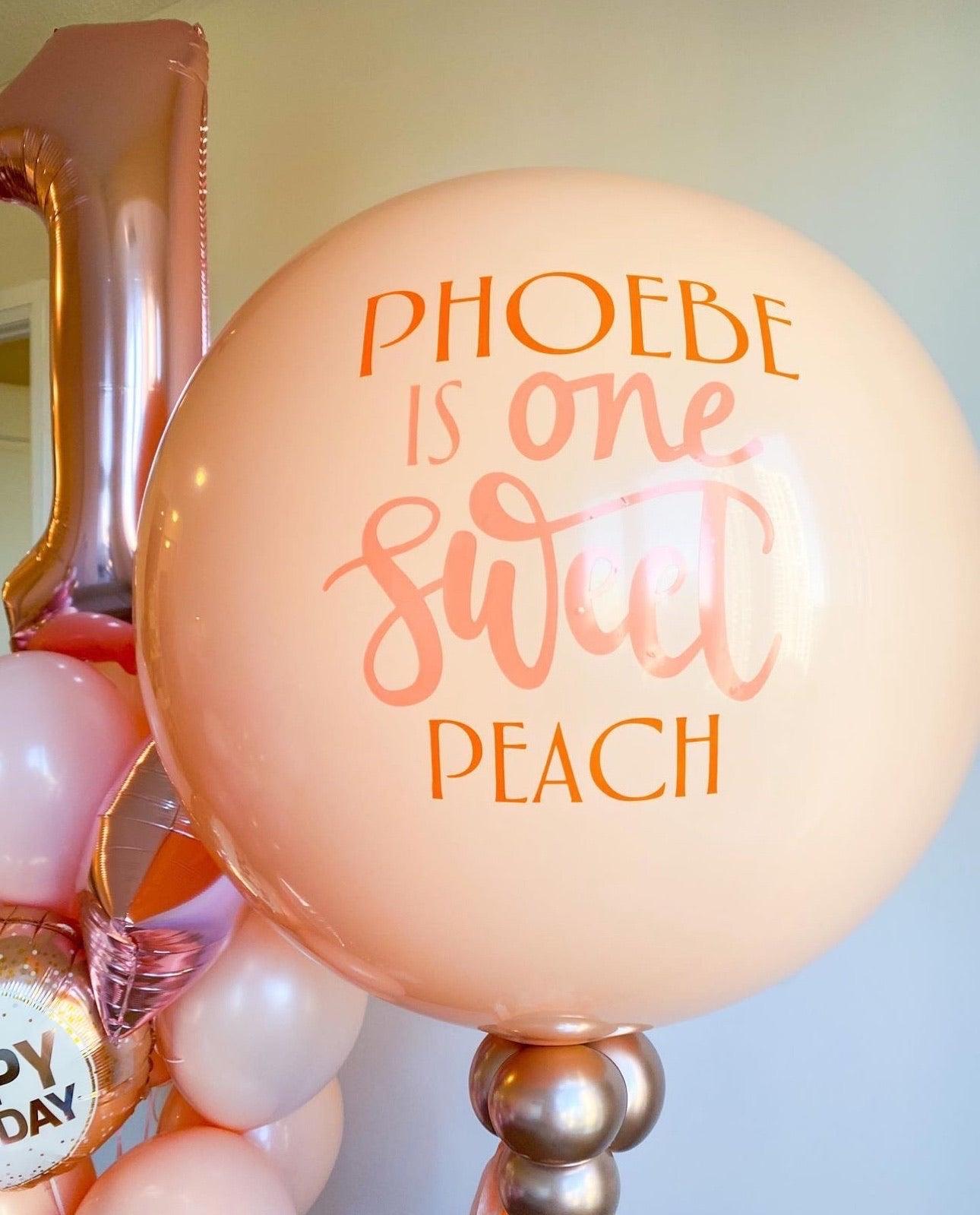 Jumbo Balloon Set with Customization - Perfect for Any Occasion - My Blush Peony