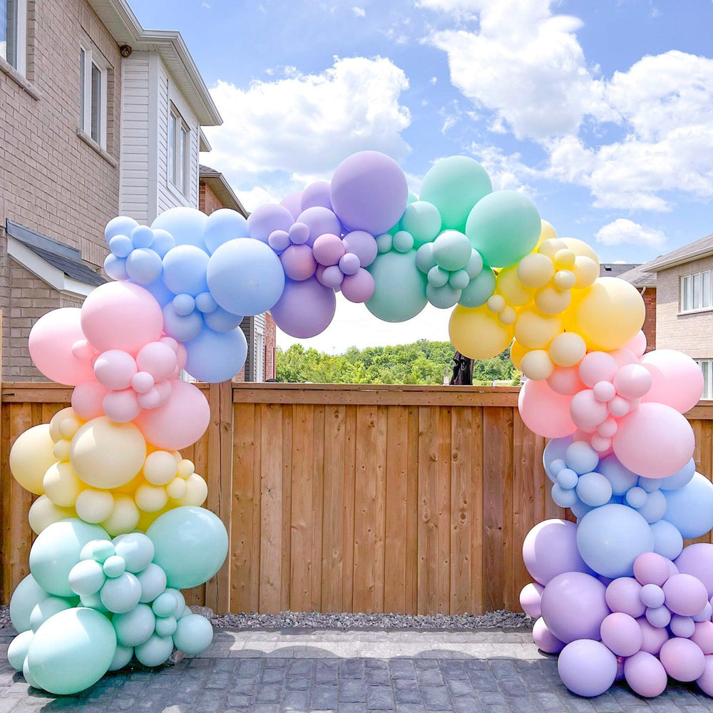 
                      
                        Rainbow Balloon Arch | Vibrant Decor for Colorful Celebrations - My Blush Peony
                      
                    