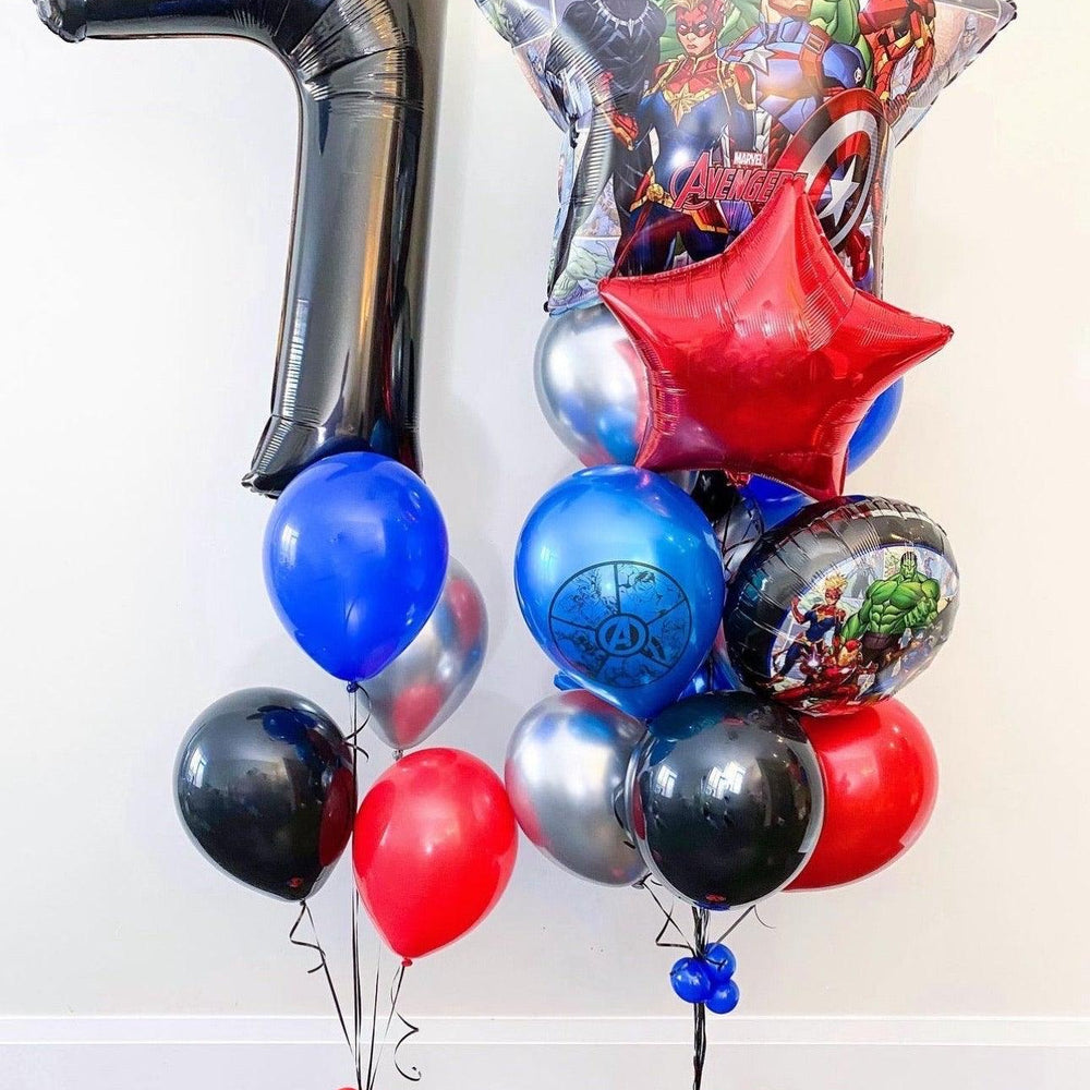 Avengers Customizable Superhero Balloon Bouquet - Toronto Event Decor - My Blush Peony