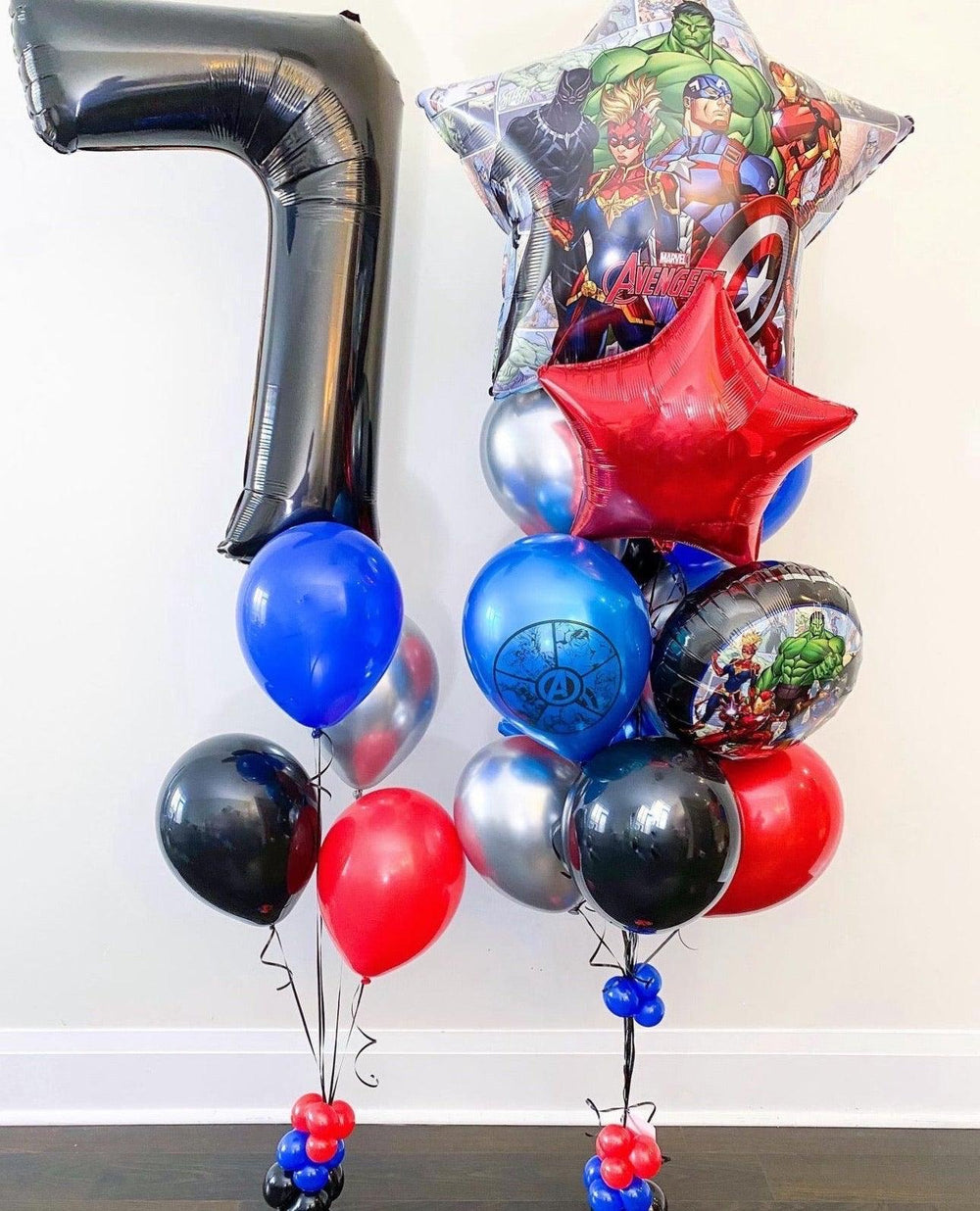 Avengers Customizable Superhero Balloon Bouquet - Toronto Event Decor - My Blush Peony