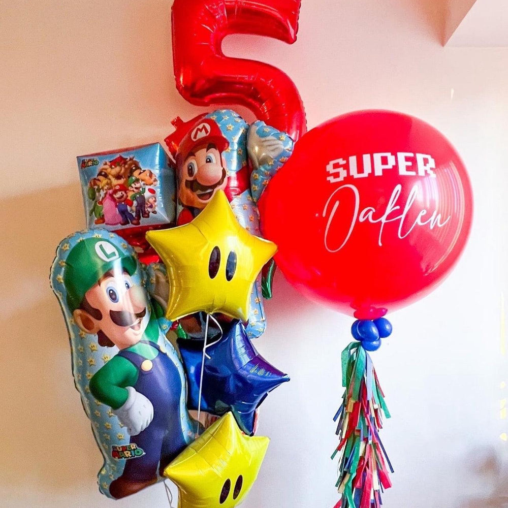 Super Mario Bros and Jumbo Personalization Combo - My Blush Peony