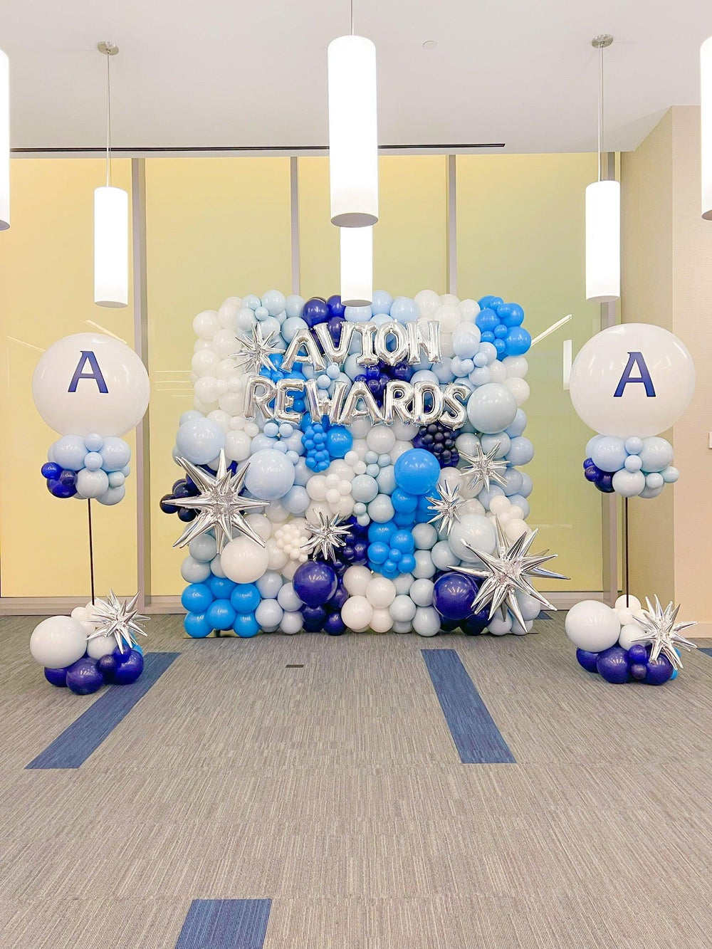 Corporate Balloon Wall Decoration - Professional & Elegant Decor for Toronto - My Blush Peony