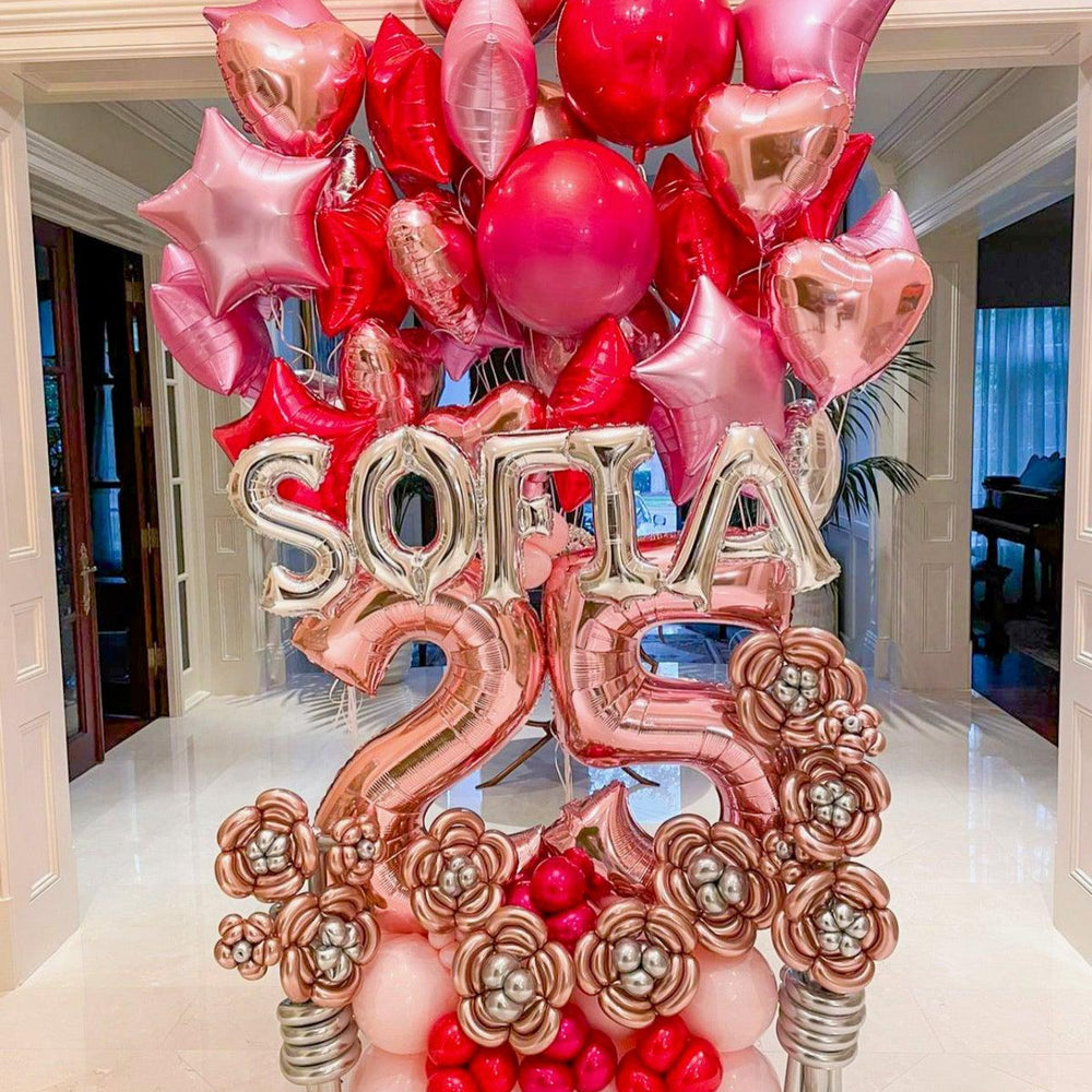 Extravaganza Maxi Balloon Bouquet - Stunning Arrangement for Every Celebration - My Blush Peony