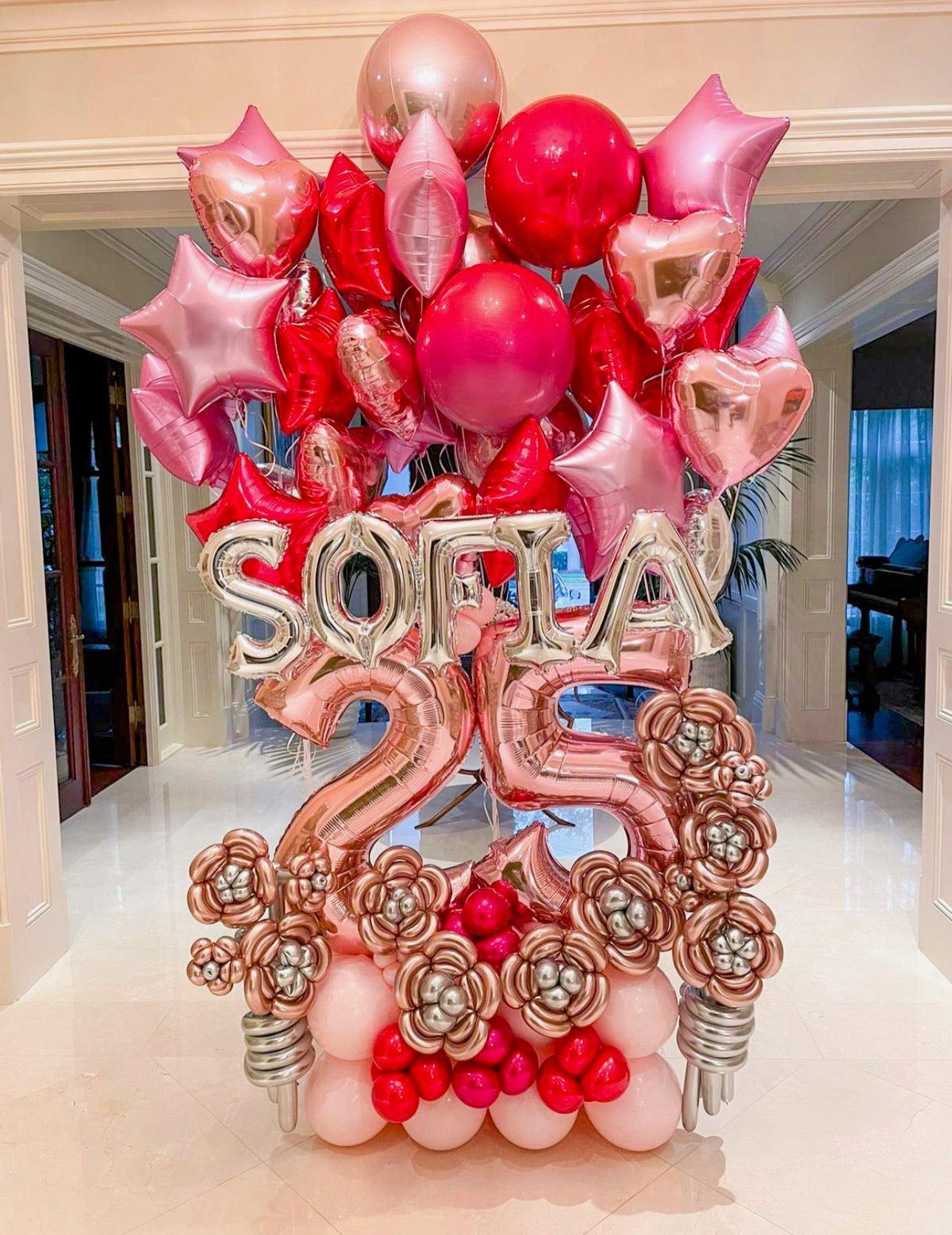 Extravaganza Maxi Balloon Bouquet - Stunning Arrangement for Every Celebration - My Blush Peony