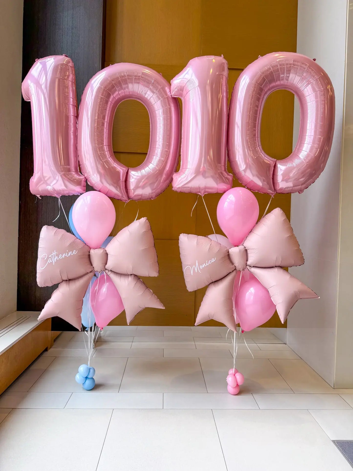 Birthday Balloon Bunch with Bow