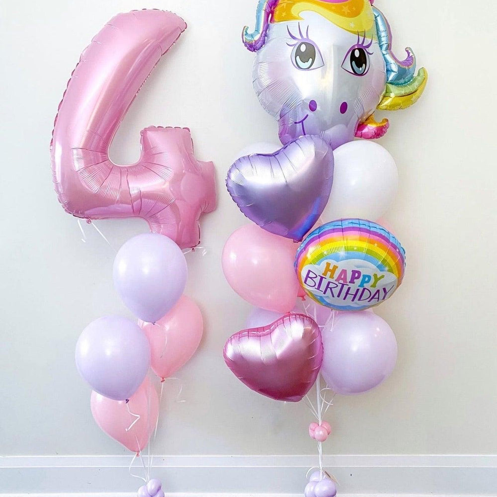 Unicorn Birthday Gift - Customizable for Any Age - My Blush Peony