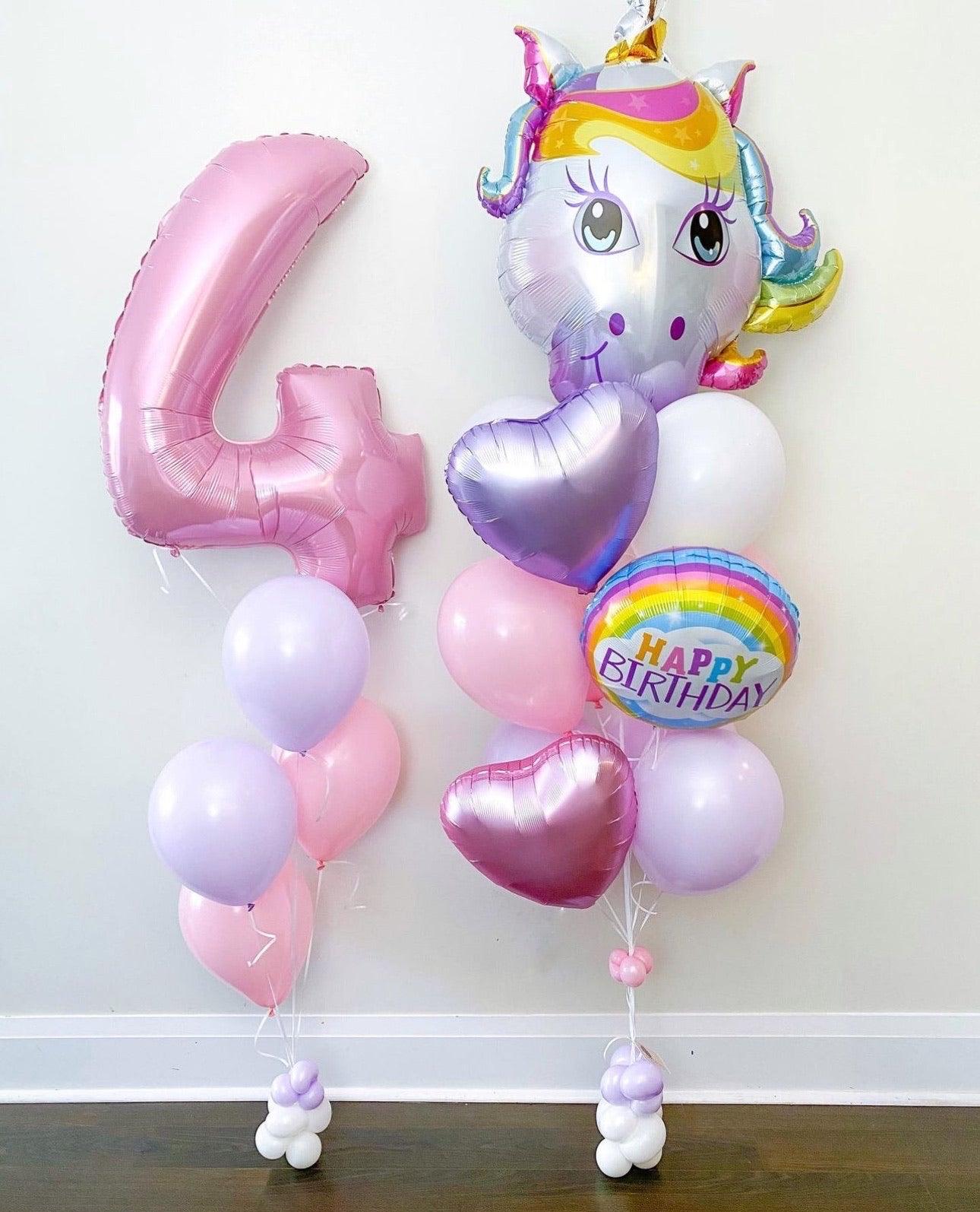 Unicorn Birthday Gift - Customizable for Any Age - My Blush Peony